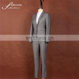 Ladies Wool/Polyester Lattice Fabric Fancy Ladies Suits Business Suits thumbnail-2