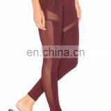 Latest Fashion Women Workout Clothes Hot Sexy See-through Yoga Pants Leggings Mesh thumbnail-2