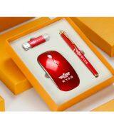Unique Gift Ideas China Factory Pen Gift Set With Mouse Usb Flash Drive,3 in 1 Business Gift Set Promotional Gift Set thumbnail-5