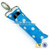 Colorful Polka Dots Promotional Gifts Chapstick Key Holder Cheap Keychains In Bulk thumbnail-5