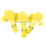Large Yellow Duck Pet Dog Chew Toy Custom Stuffed Animal Plush Squeaky Dog Toy