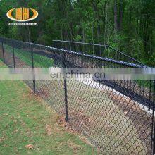 2021 New Arrival Black PVC Coated Chainlink Fence Chain Link Fence for Football Playground