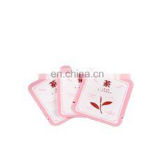 Customized Printed Heat Seal 3 Sides Sealed Laminated Pink Easy Tear Coffee Sachet Instant Coffee Sachets Tea Bag Packaging thumbnail-1