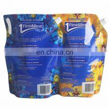 High Quality Customized Reusable Ziplock Doypack Juice Packaging Spout Pouch thumbnail-3