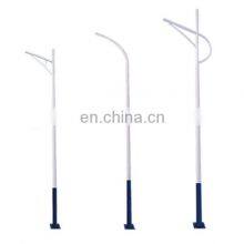 Hot Dip Galvanized Q235 Steel Single A ArmTapered Street Light Poles 7M
