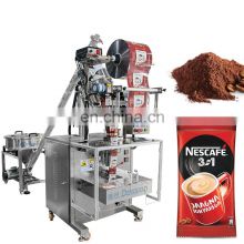 Auto small coffee powder bag packing machine for 3 in 1 coffee stick packaging machine instant coffee sachet packing machine