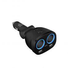 Wholesale Portable Car Charger With 2 Cigarette Lighters Universal Car Charger thumbnail-2
