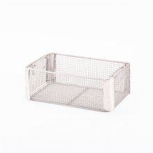 High Quality Wholesales Stainless Steel Woven Mesh Basket With Handle For Goods Storage thumbnail-2