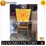 Yellow Wedding Banquet Satin Band For Chair Cover Decoration                        
                                                Quality Choice