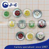 Resin Doming Black Mother of Pearl Sea Shell Button thumbnail-2