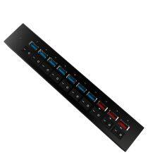 10Ports Data USB 3.0 HUB And 3 Port Fast Charger With 12V4A 7 Ports USB 3.0 Hub thumbnail-4