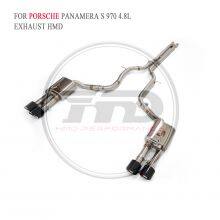 HMD SS304 Exhaust Catback for Porsche Cayenne GTS 958/Cayenne GTS/Panamera S 970/971/971 Turbo Exact Fit Electronic Valve Whatsapp+86 18946955156 thumbnail-3