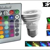 spot light led dimmable with rgb remote control