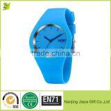 Colorful Jelly Silicon Rubber Strap Quartz Bracelet Wristwatches thumbnail-1