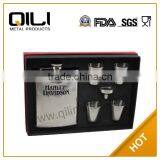 9OZ Stainless Steel Hip Flask Gift Set thumbnail-1