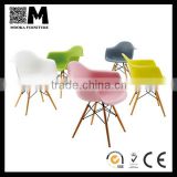 plastic colorful collection furniture indoor chair leisure dining armchair