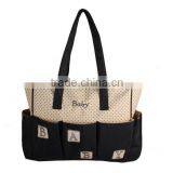 Wholesale Tote One Shoulder Mommy Baby Bag Diaper Bag thumbnail-2