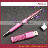 Colorful Crystal Ball Pen and Crystal Usb Flash Drive Gift Set thumbnail-2