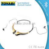 In Car Safe Driving Wireless Neckband Bluetooth Headset for Cell Phone With CE ROHS thumbnail-1