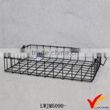 European Farm Solid Wood Vintage Storage Basket thumbnail-4