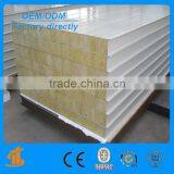 China Manufacturer Rock Wool Sandwich Panel for Prefabricated House/ Warehouse/ Garage