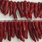 Wholsale Bulk Bamboo Coral Dyed in Red for Jewellery Decoration thumbnail-1