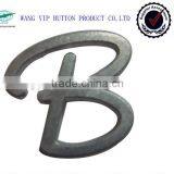 Alphabet Metal Plate for Handbag