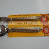 5 Pcs Crane Handle High Ranking Stainless Steel Spoons and Forks Set thumbnail-1