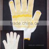 PVC DOTTED COTTON KNITTED WORKING GLOVE