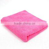 Peach Red Polyester Microfiber Clean Plain Towel