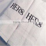 Hers and Hers Towels Wholesale His and Hers Towel 100% Cotton Gift Set Quality Choice thumbnail-5
