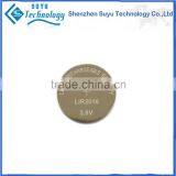 3.6V Button Cell Battery Rechargeable Lir2016 Battery