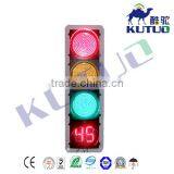 400mm LED Traffic Signal Lights Red Yellow Green Full Ball With Countdown Meter thumbnail-1