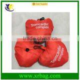 Custom Reusable Grocery Red Heart Shaped Polyester Foldable Shopping Bag thumbnail-1
