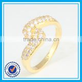 Hot sale artificial crystal gold afghan rings jewellery