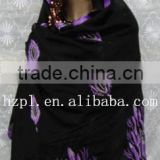 african muslim scarf for women/embroidered silk scarf/shawl scarf (TJ0072)