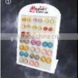 Yiwu Hot Sale Acrylic Earring Display Stands Professional Custom-made High Quality Earring Display Shelf Stud Earrings Wholesale thumbnail-1