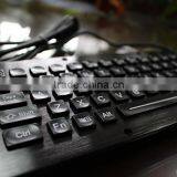 Black Titanium Industrial Keyboard Price With Track Ball thumbnail-6