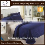 Polyester sanding fabric solid color bedding set
