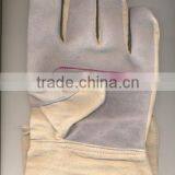 CHROME CANVAS LEATHER HAND GLOVES (SFT-0424) thumbnail-1
