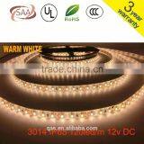 SMD3014 Led Strip DC12V24v 5M/lot Waterproof IP65 120led/m ww cw