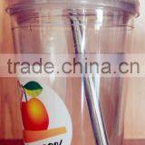 Reusable 8*0.5 Straight Straw Stainless Steel Drinking Straw