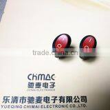 CQC Oval Rocker Switch Dpst Small Round Rocker Switch With Led thumbnail-1