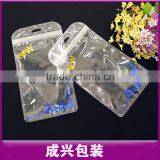 Clear Plastic Zipper Bag Within Printing Flower/cell Phone Mobile Case Packaging Sleeve/transparent Poly Bag thumbnail-2