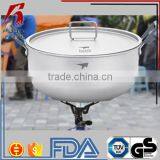 Pure Titanium Metal Protable Eco-friendly Travel Pot thumbnail-1