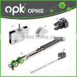 OPK Glass Door Furniture Top Hang Soft Close Damper Slow Motion Sliding Roller thumbnail-2