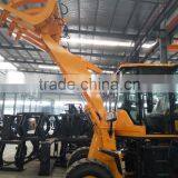 China Mini Wheel Loader With Wood Grapple for Sale