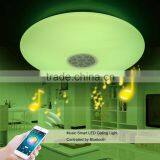App Control Wireless Bluetooth 4.0 Smart LED Speaker Ceiling Light Wifi