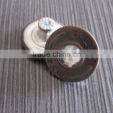 Ladies' Rhinestone Metal Buttons For Jackets