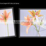 Artificial Flower Single M.P. Day Lily Spray thumbnail-1